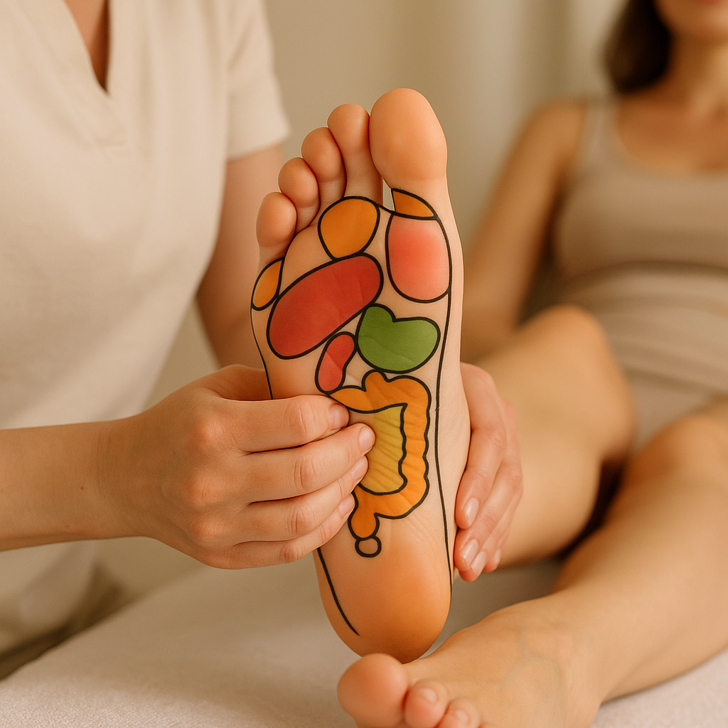 Reflexzónás talpmasszázs - masszázs kezelés